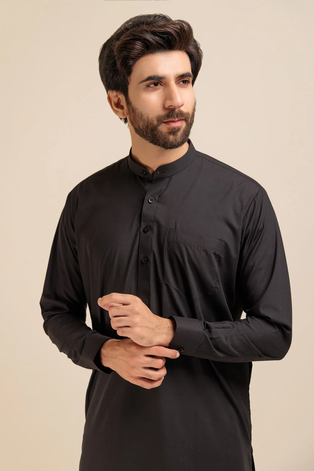 RAVEN-BLENDED-SHALWAR SUIT - (GSBS23-021) - Image 2