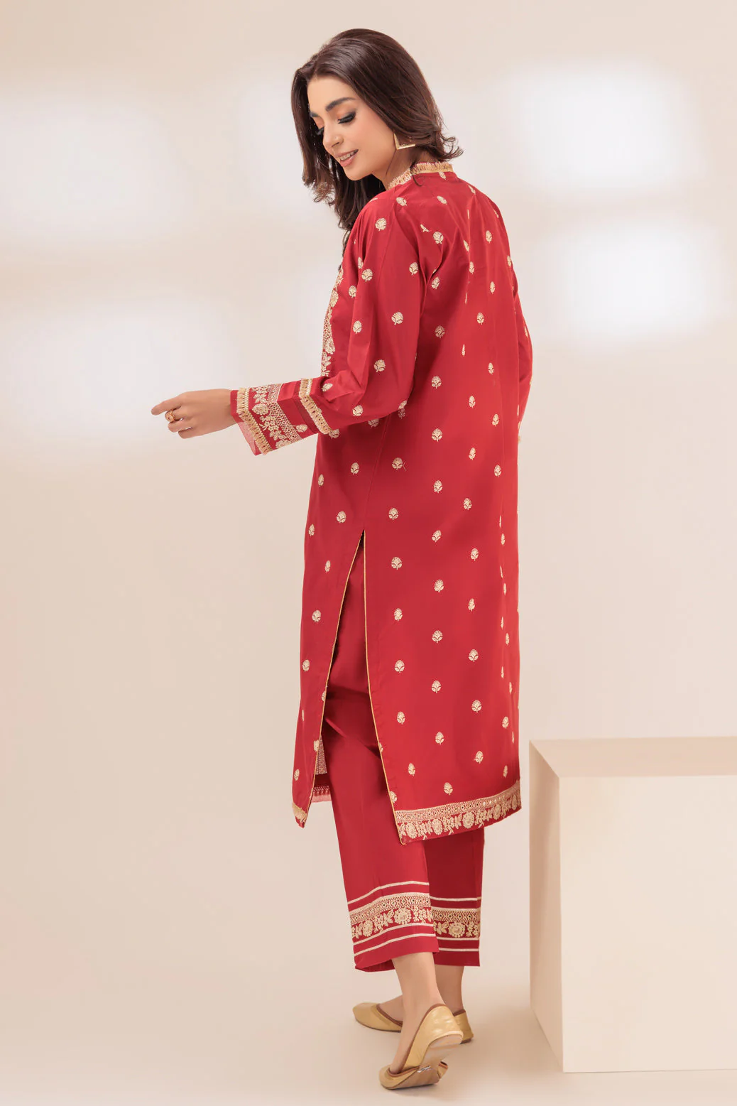 RED-CAMBRIC-2 PIECE (SAS232P46) - Image 4
