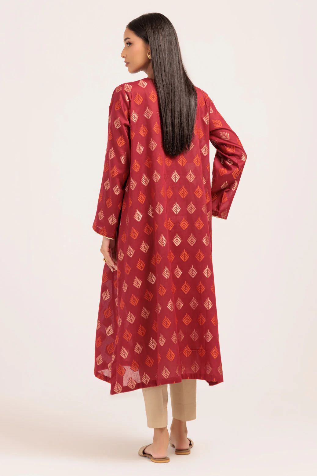 RED-JACQUARD-1 PIECE (PWS2241P06) - Image 5