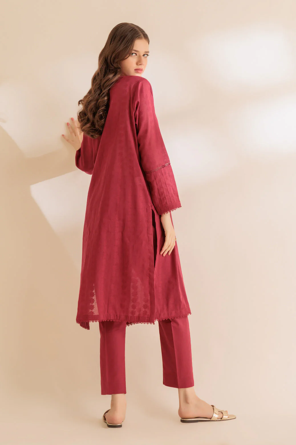 RED-JACQUARD-2 PIECE (SS2242P33) - Image 5