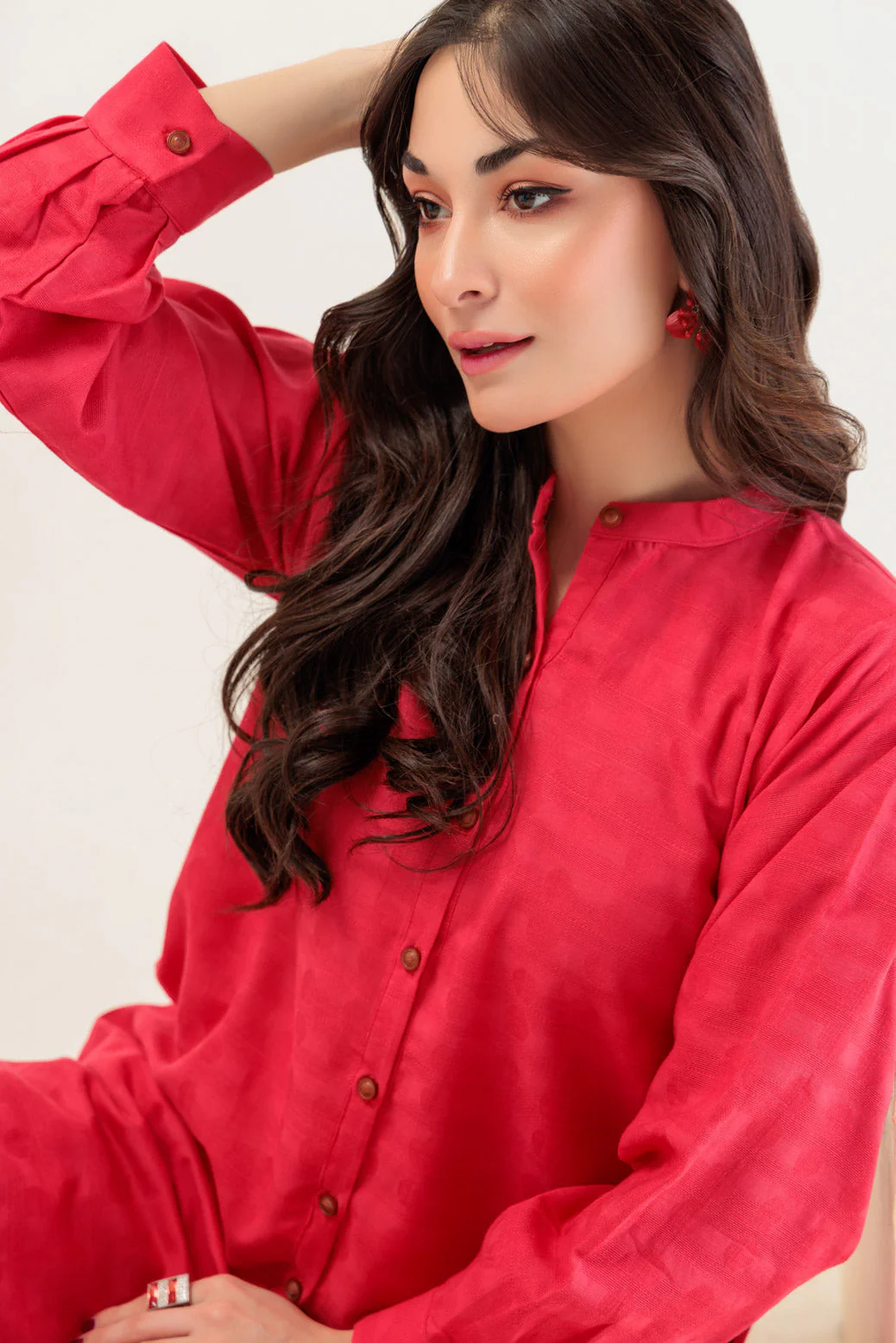 RED-JACQUARD-2 PIECE (WS6232P37) - Image 4