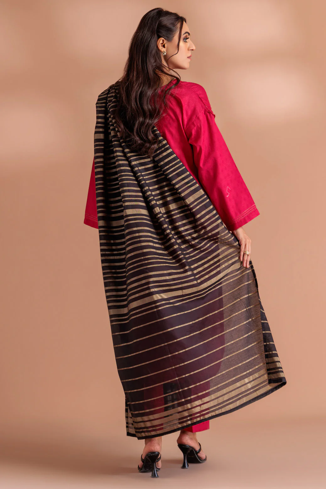 RED-JACQUARD-3 PIECE (SS2243P03) - Image 4