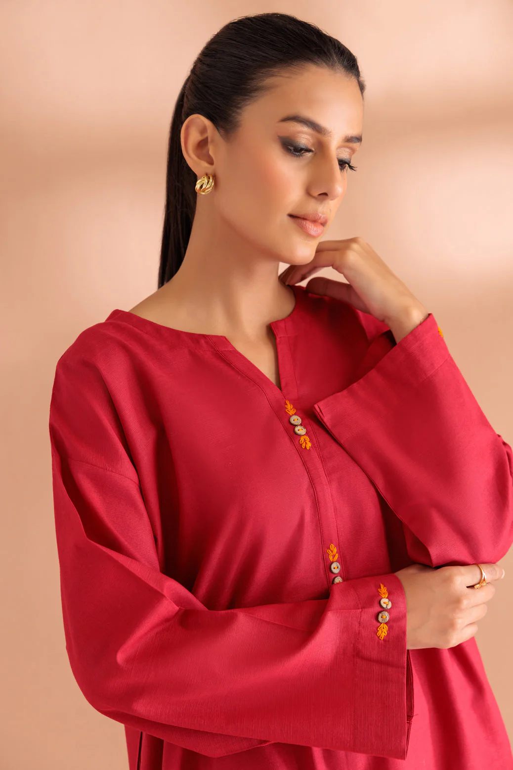 RED-KHADDAR-2 PIECE (WS6232P61) - Image 2