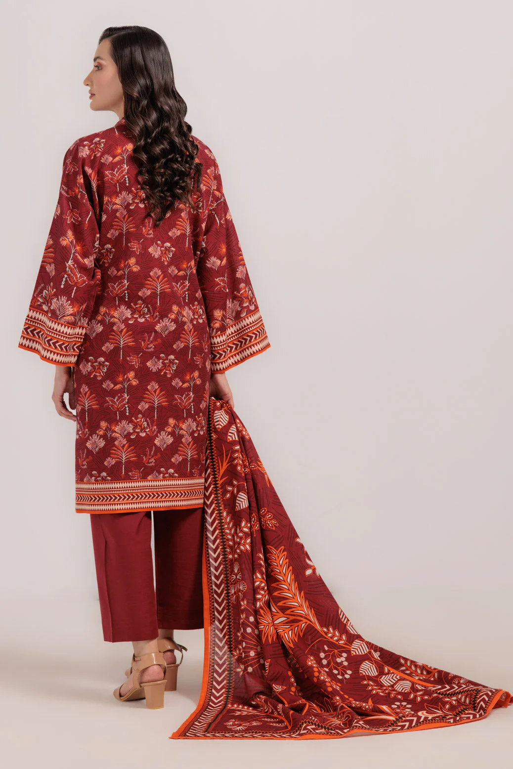 RED-KHADDAR-3 PIECE (WS7243P49) - Image 4