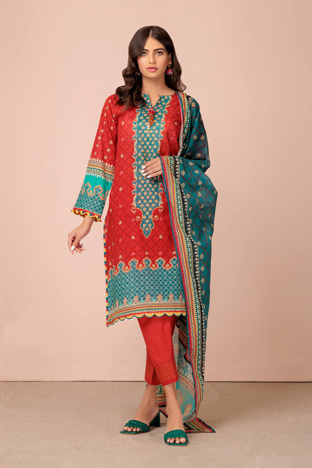 RED-LAWN-3 PIECE (SAS233P98) - Image 3