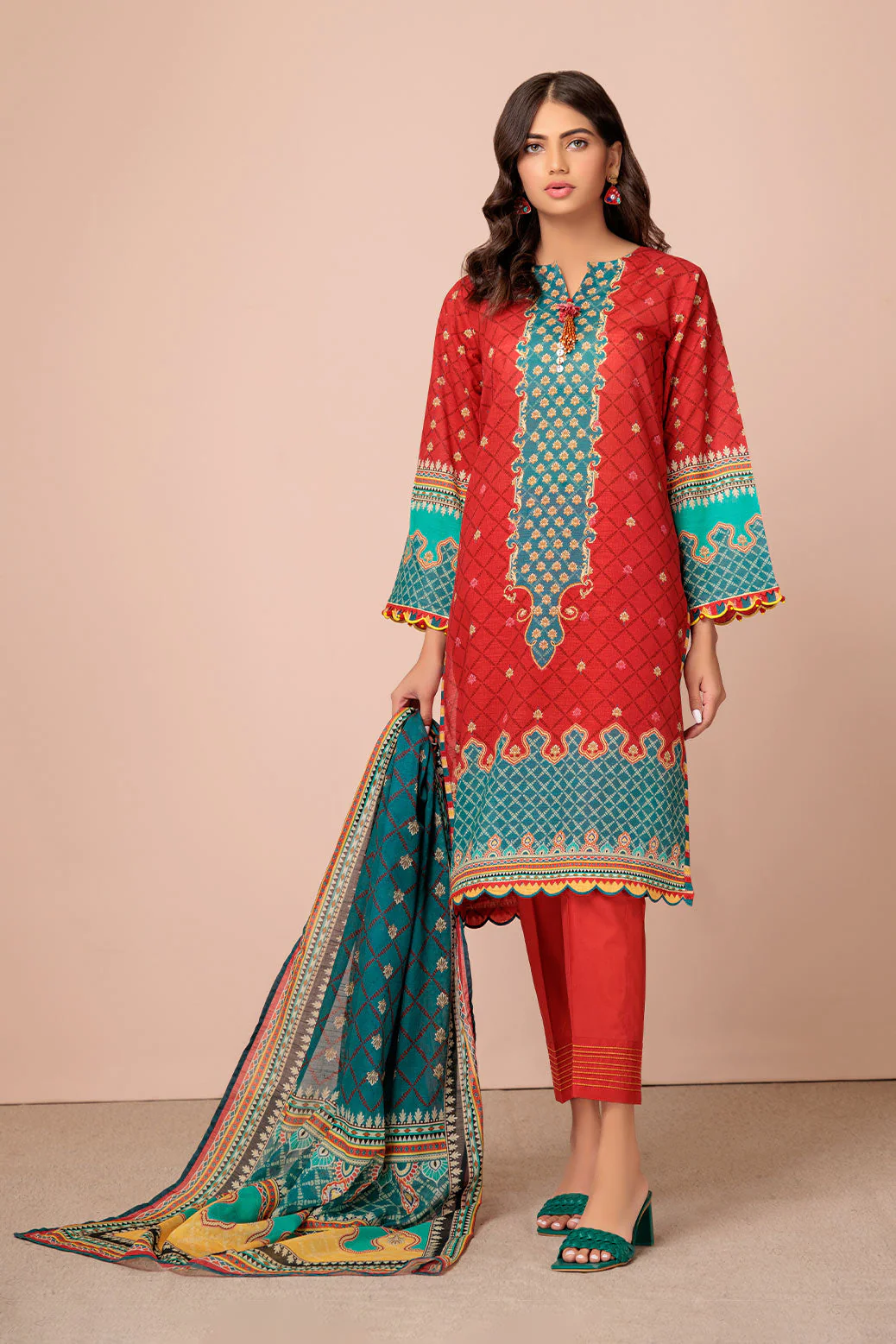 RED-LAWN-3 PIECE (SAS233P98) - Image 4