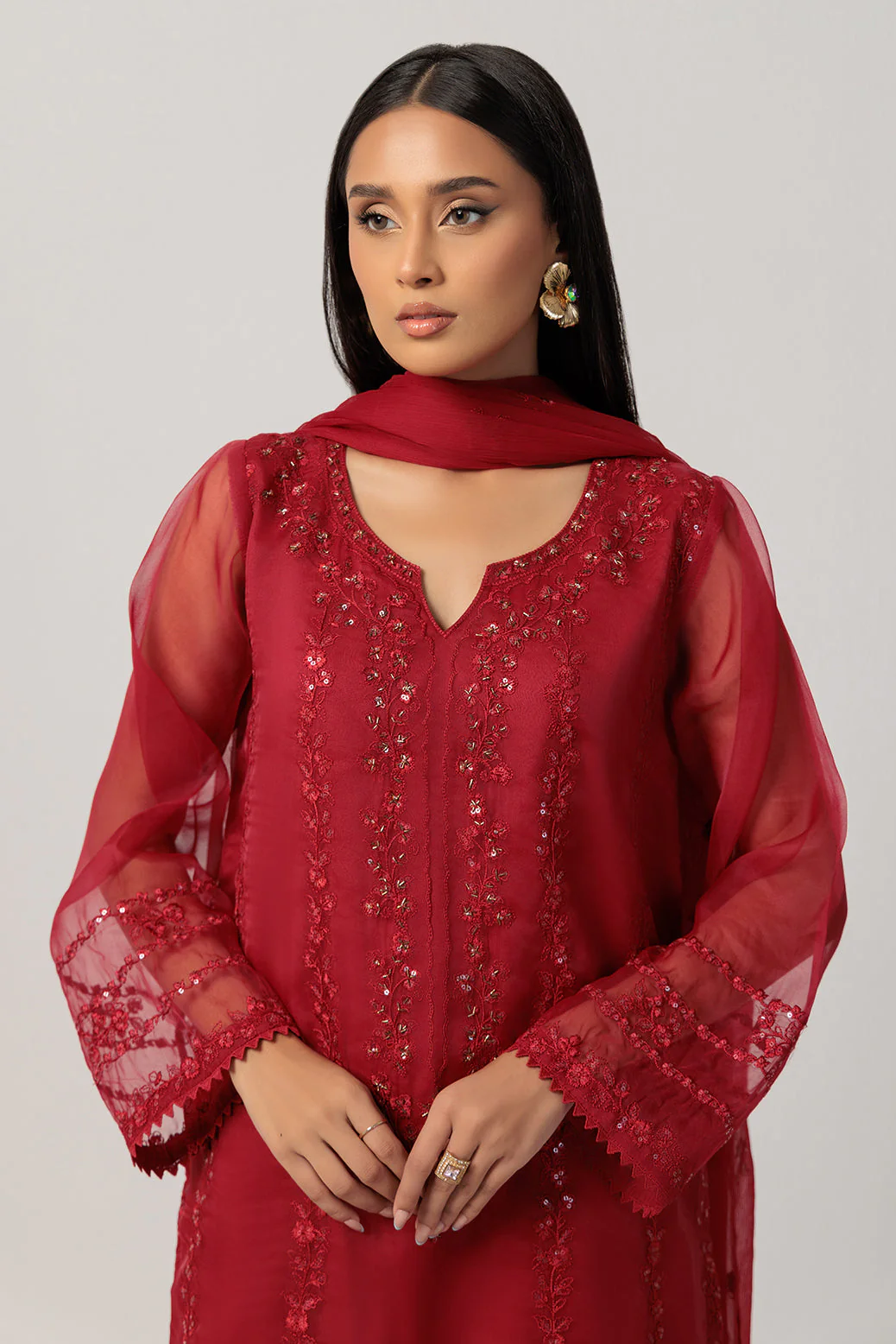 RED-ORGANZA-3 PIECE (BPS5243P14) - Image 4