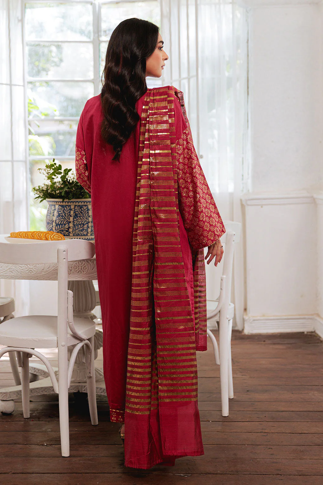 RED-VISCOSE-3 PIECE (BPS5243P26) - Image 4
