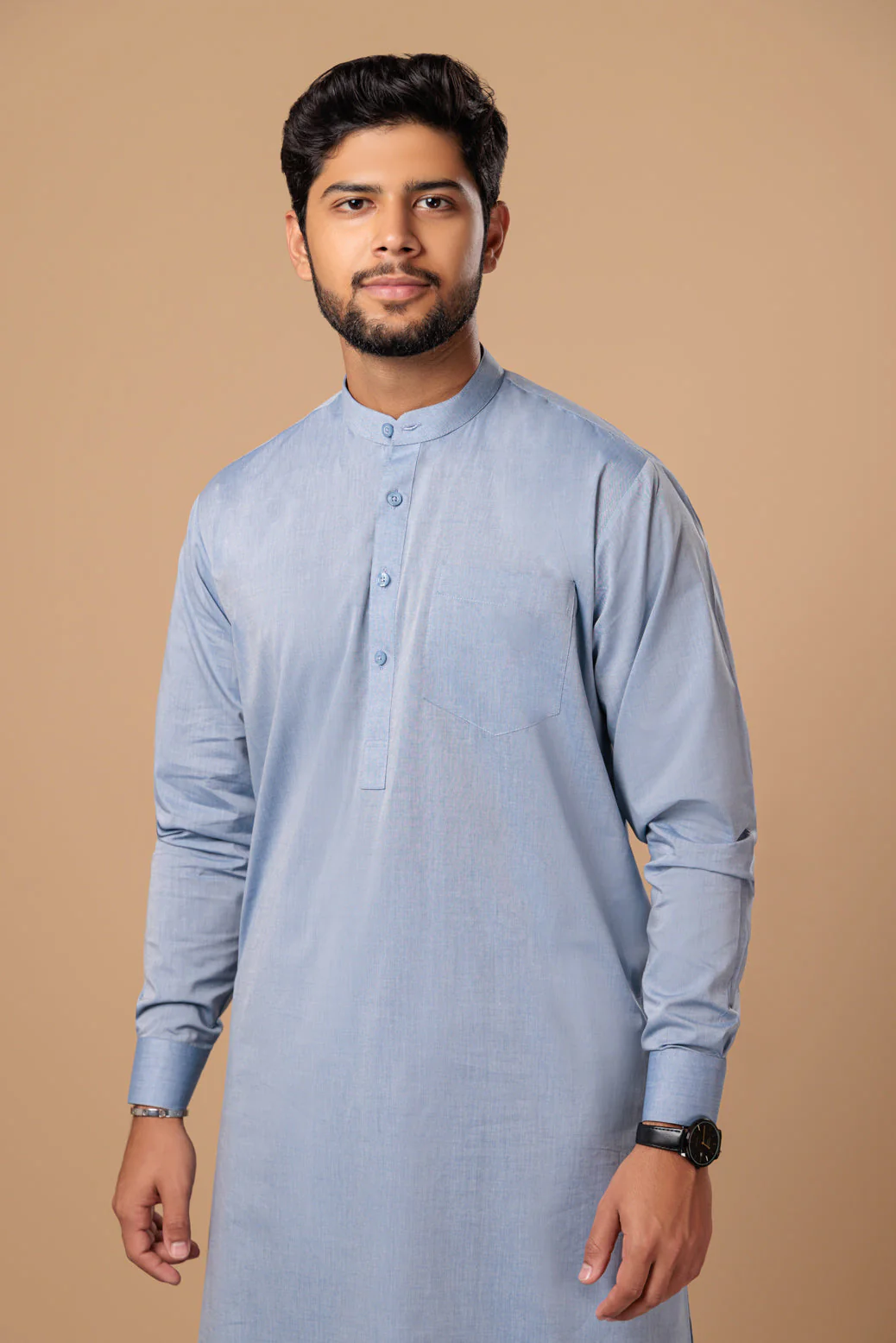 RUST-BLENDED-SHALWAR SUIT- (GSBS23-009) - Image 3