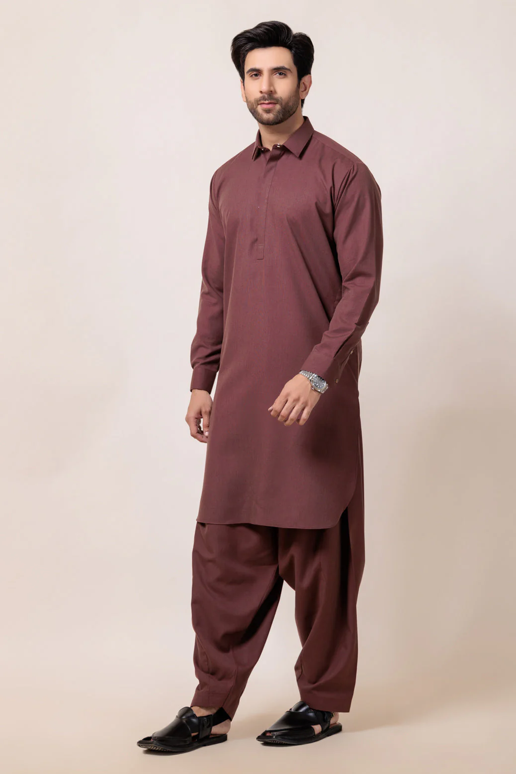 RUST-BLENDED-SHALWAR SUIT  - (GSSW24-014) - Image 2