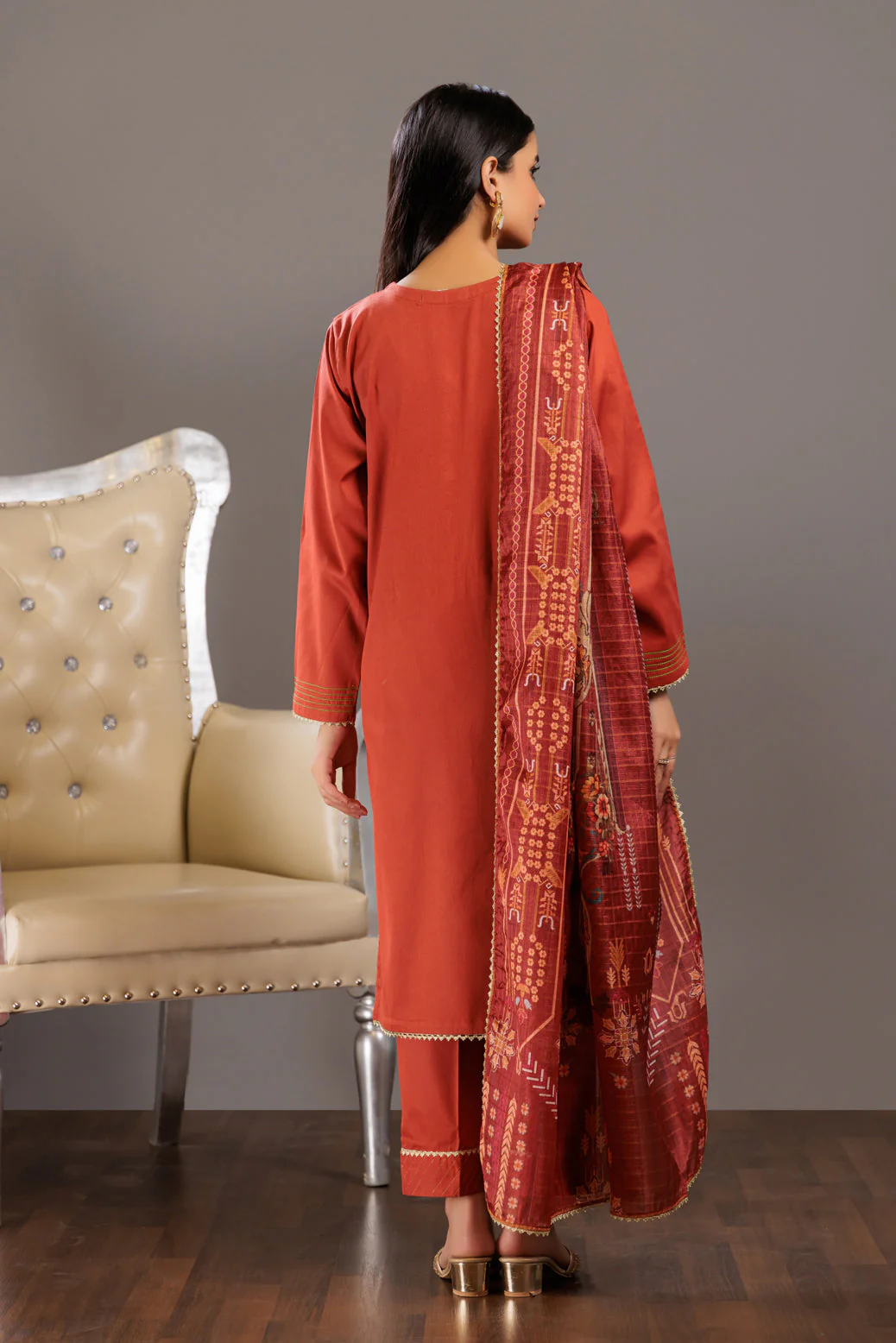 RUST-CORDUROY-3 PIECE (HR3W223P06) - Image 4