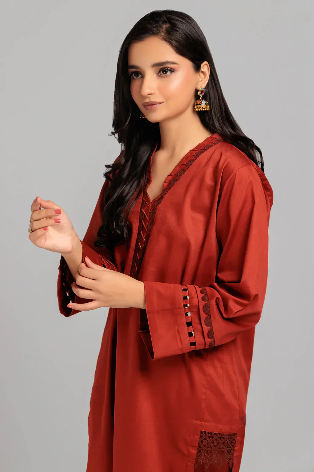 RUST-DOBBY-2 PIECE-SUIT (WHS222P16) - Image 2