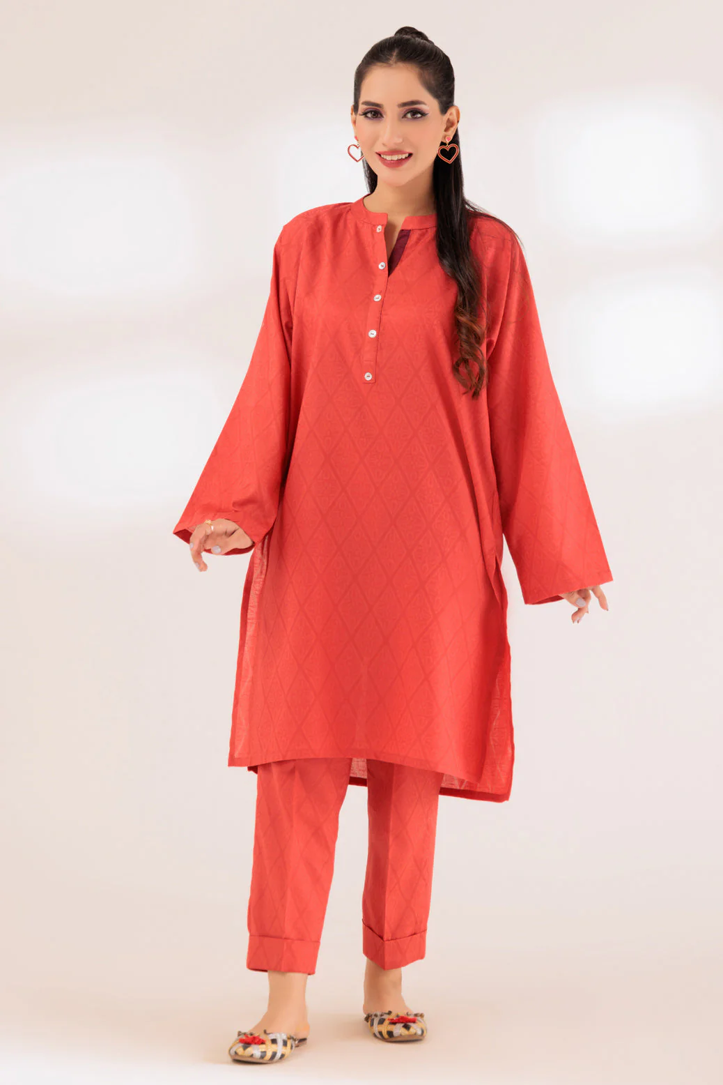 RUST-JACQUARD-2 PIECE (BSSS232P13) - Image 3