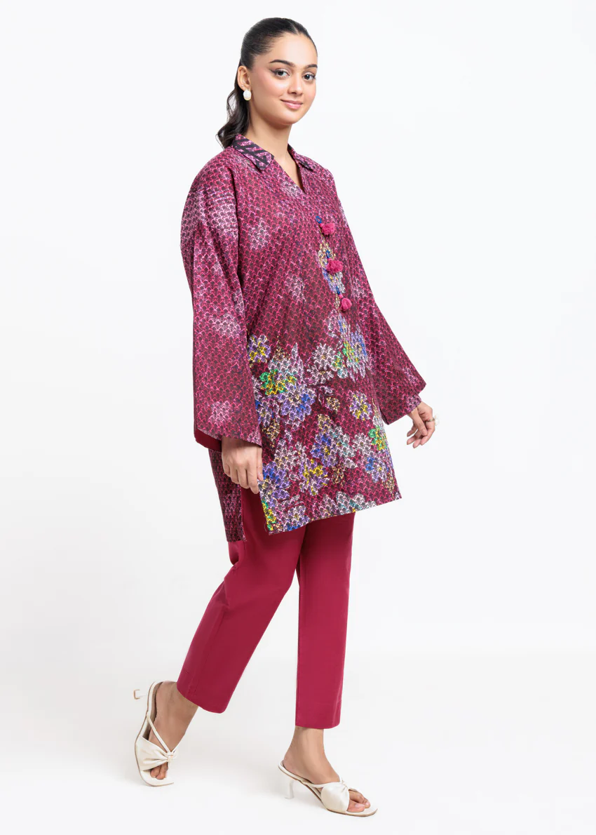 Pink-Khaddar-2 Piece (RWO223P21AP) - Image 6