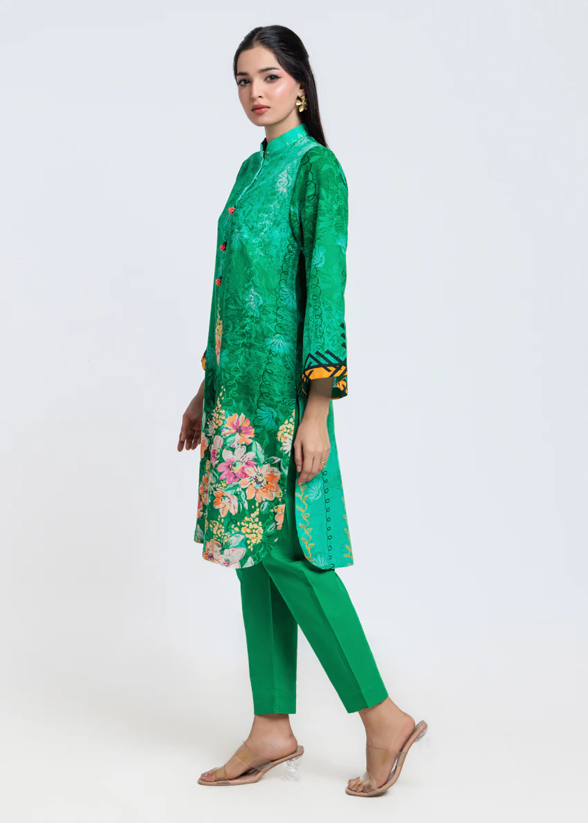 Green-Khaddar-2 Piece (RWO223P21BP) - Image 3