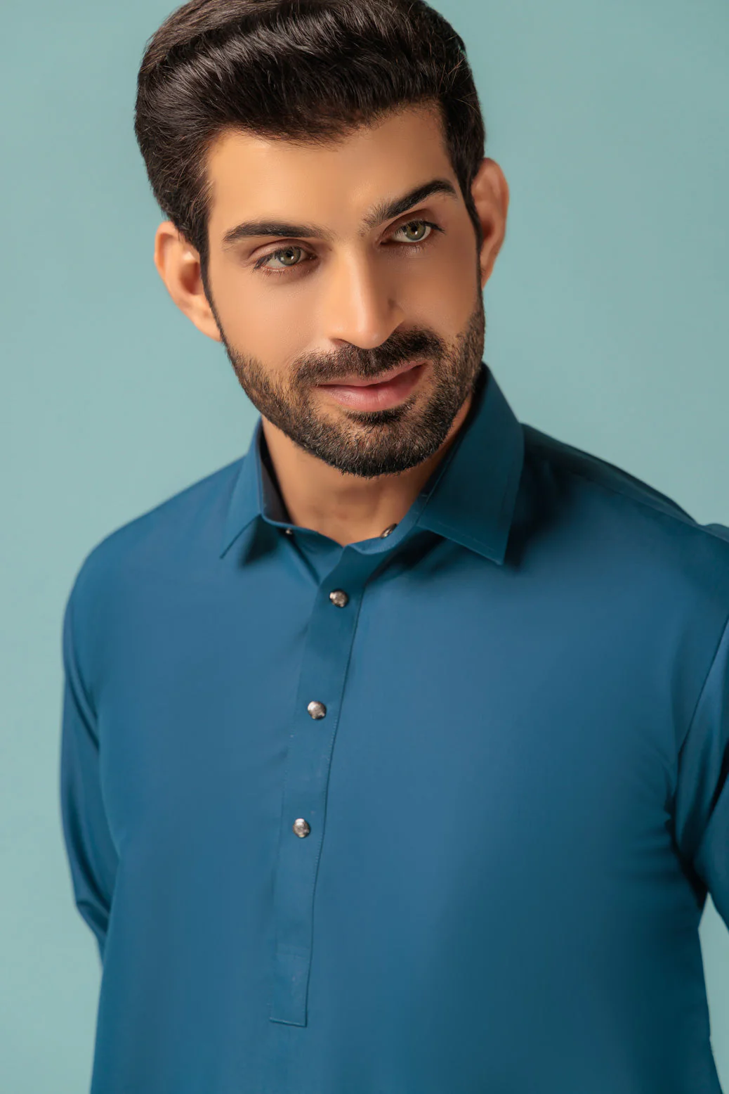 S-BLUE-BLENDED-SHALWAR SUIT - (GSSW23-049) - Image 4