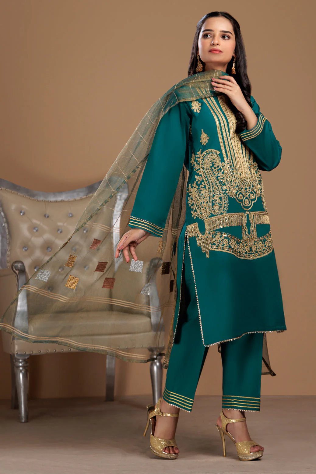 S-GREEN-CAMBRIC-3 PIECE (BS223PH03) - Image 2