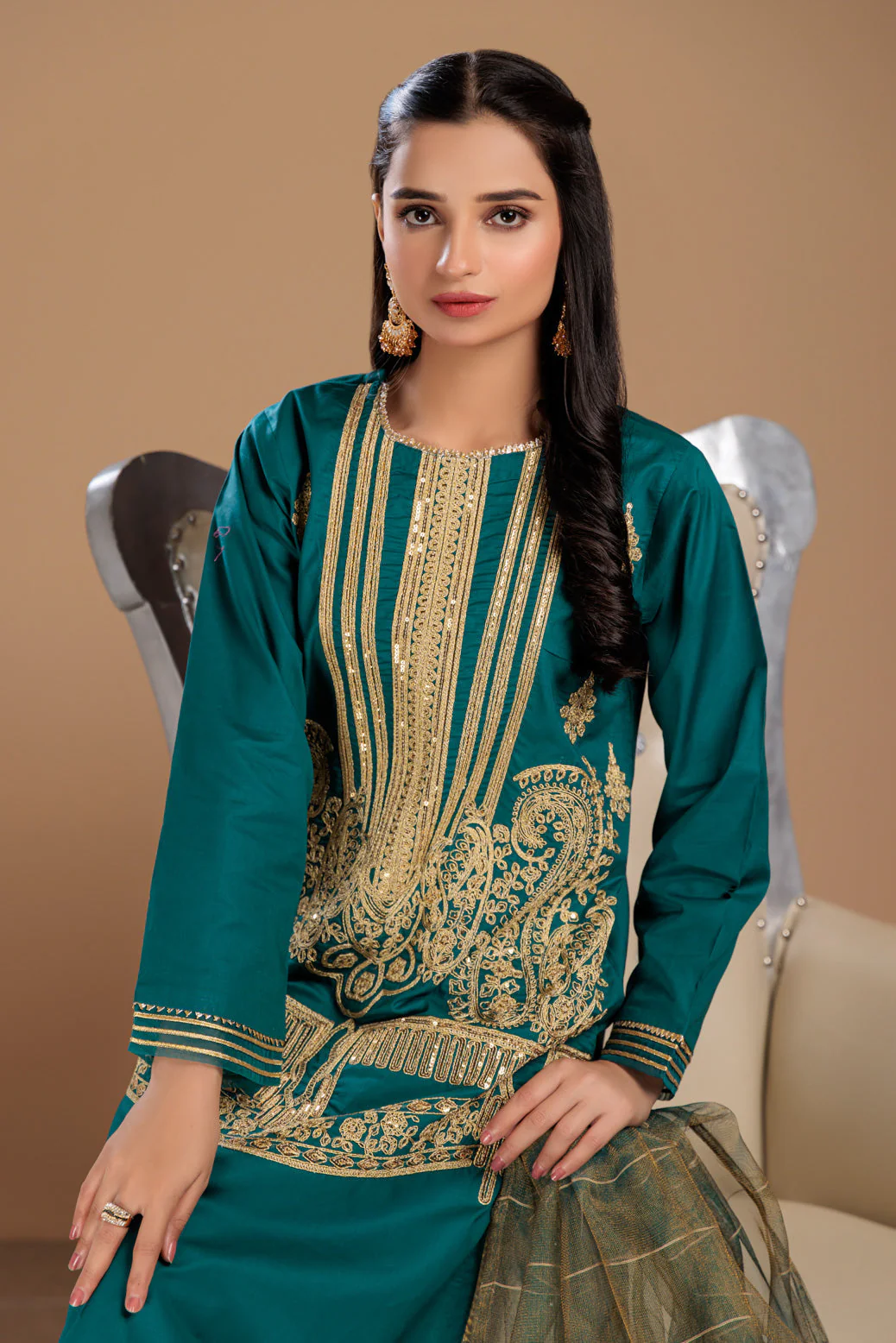 S-GREEN-CAMBRIC-3 PIECE (BS223PH03) - Image 3