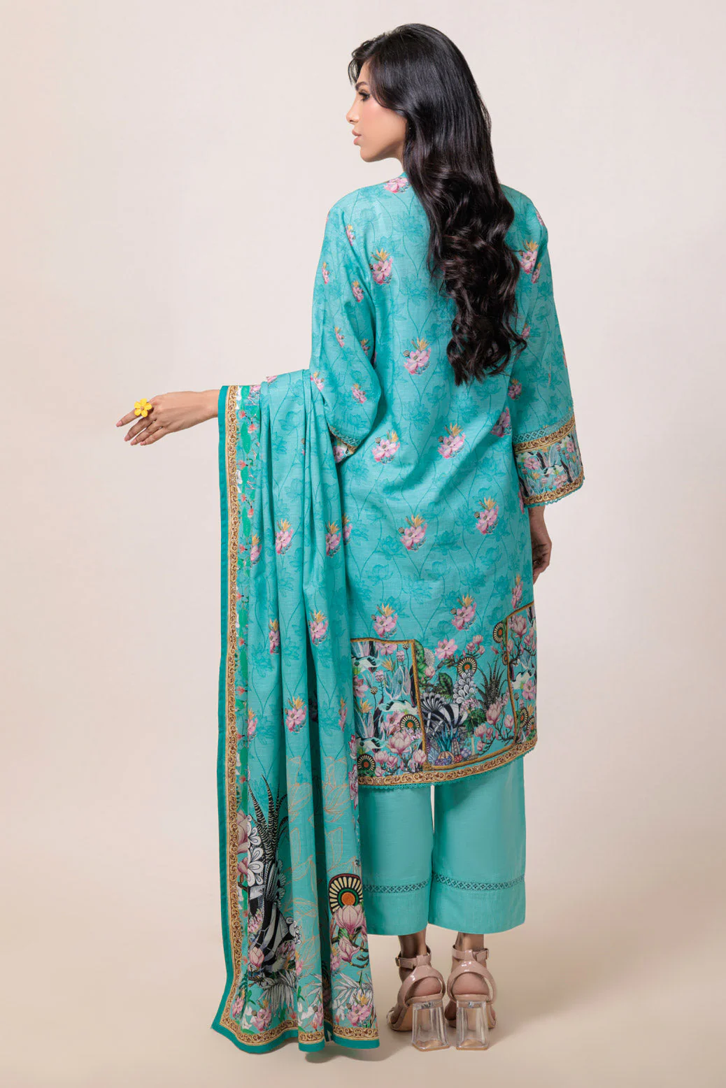 S-GREEN-CAMBRIC-3 PIECE (WS1243P01) - Image 2