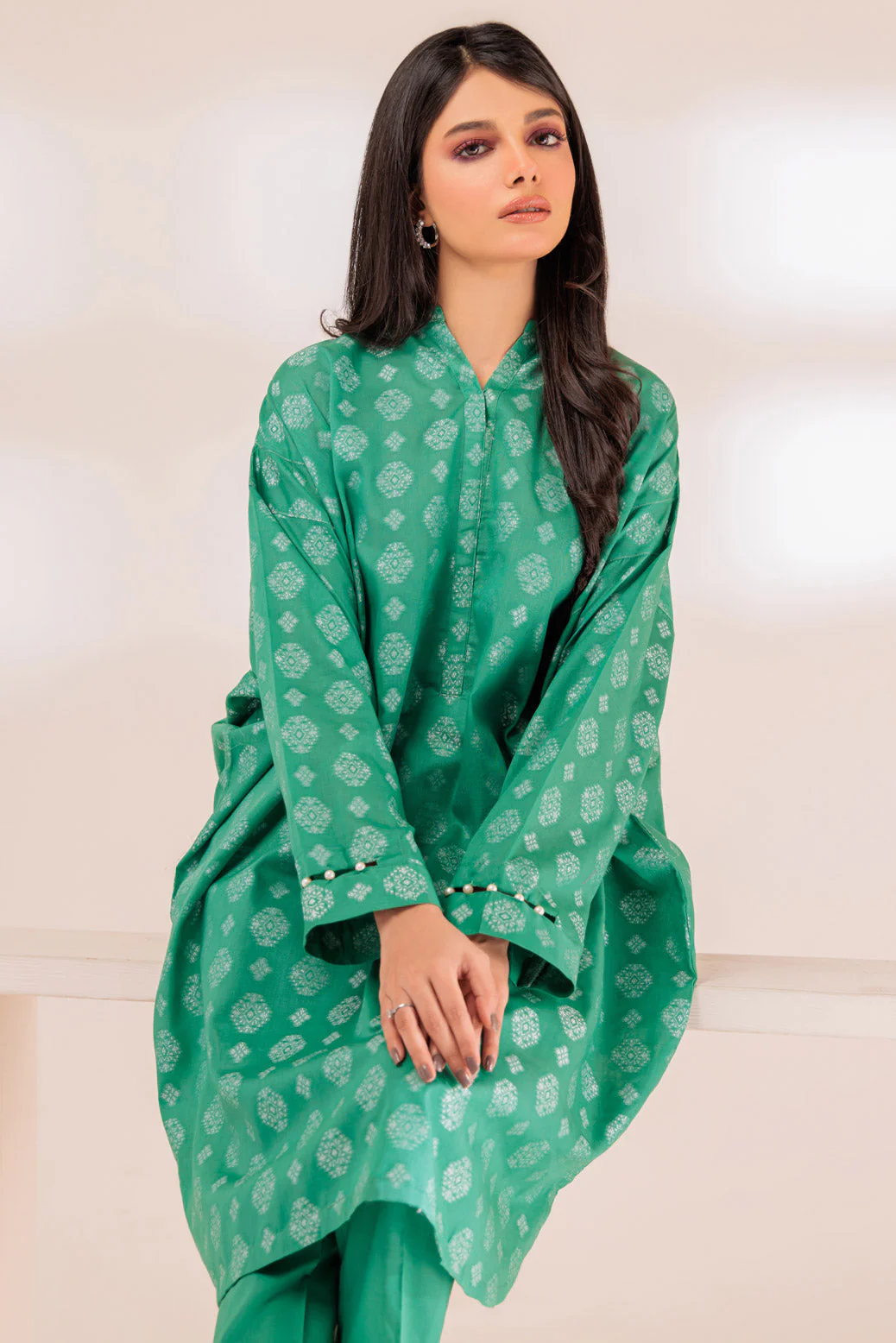 S-GREEN-DOBBY-2 PIECE (SSS232P39) - Image 2