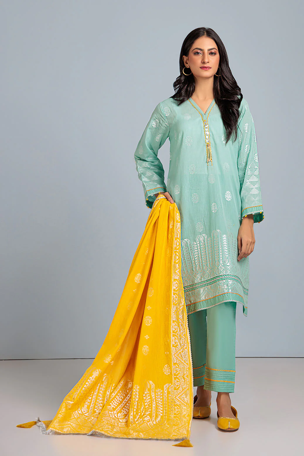 S-GREEN-JACQUARD-3 PIECE (ABN233P17B) - Image 3