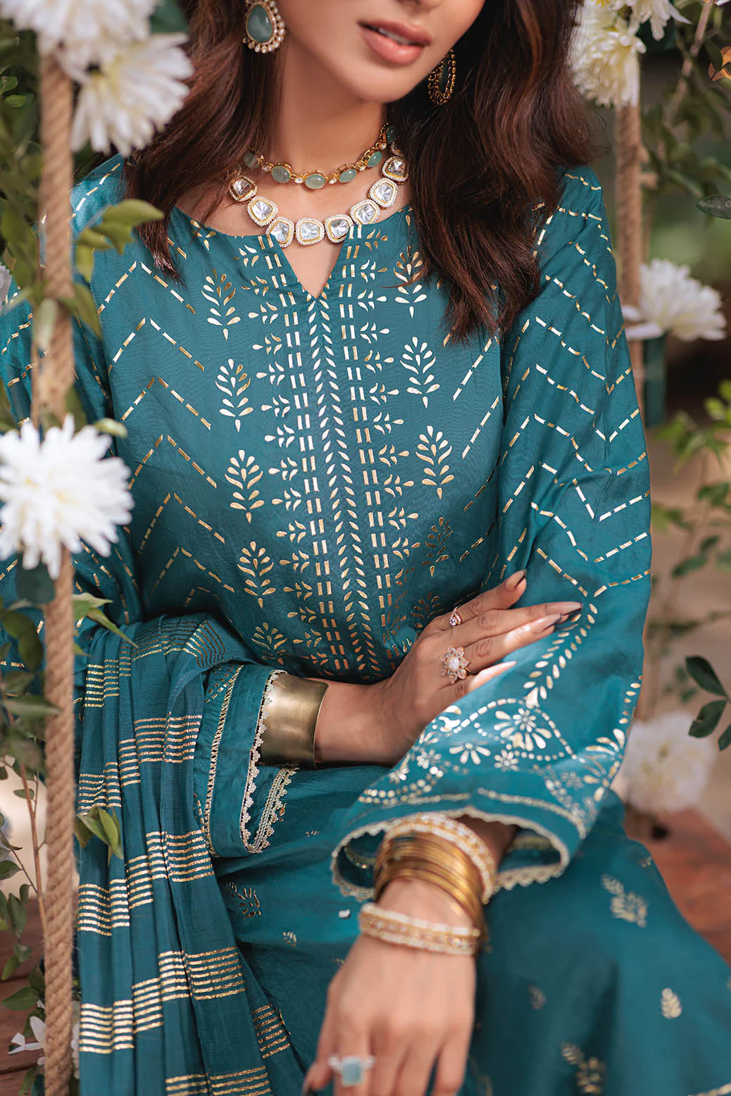 S-GREEN-VISCOSE-3 PIECE (BPS5243P27) - Image 2