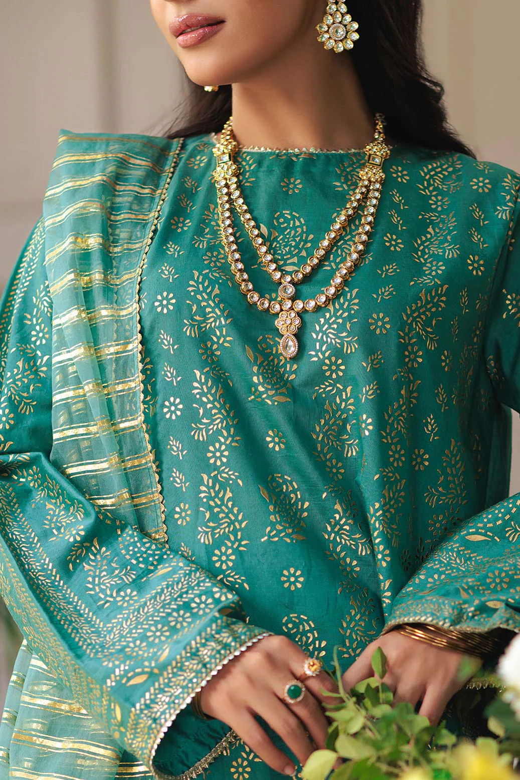 S-GREEN-VISCOSE-3 PIECE (BPS5243P29) - Image 2