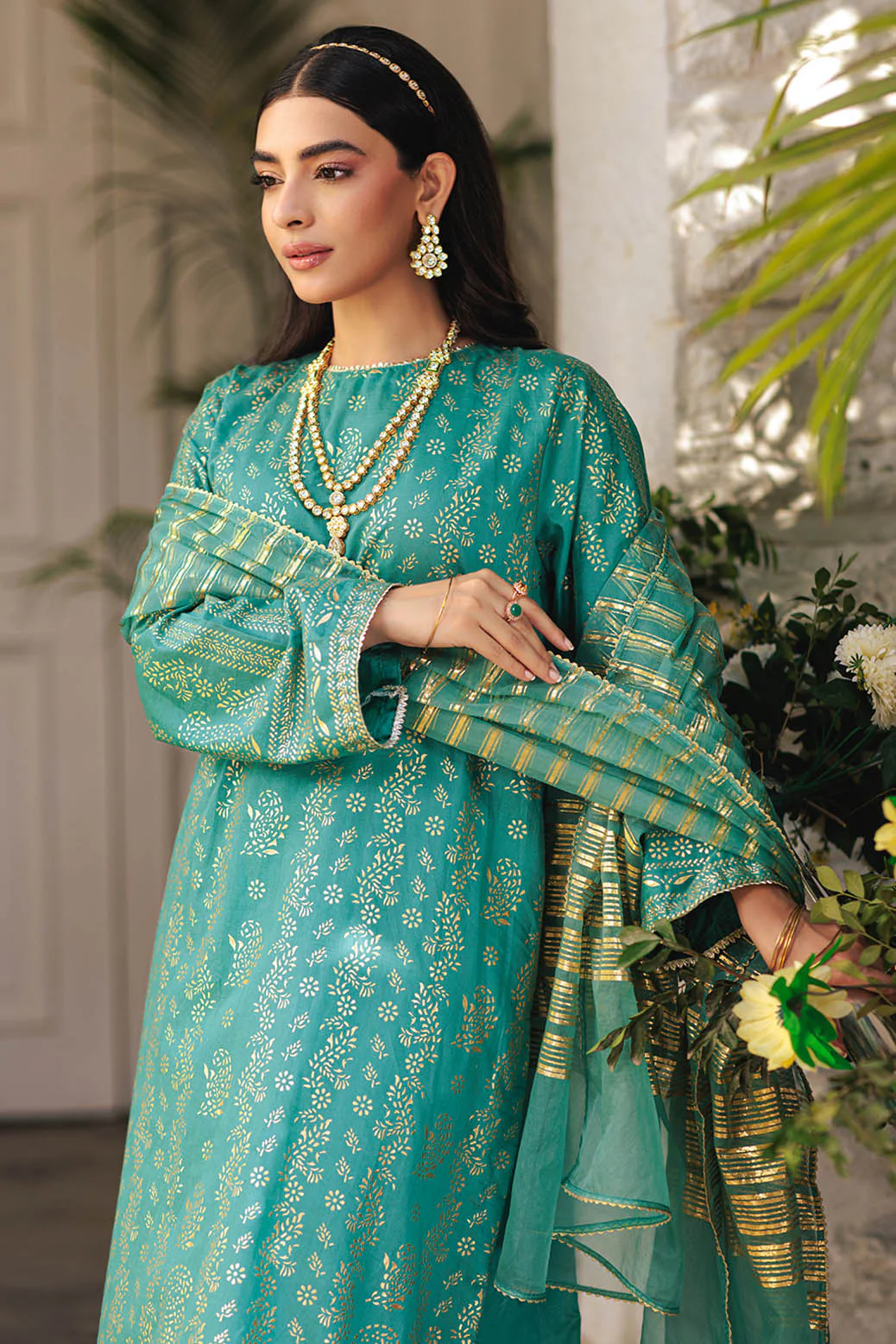 S-GREEN-VISCOSE-3 PIECE (HV4K243P1) - Image 3