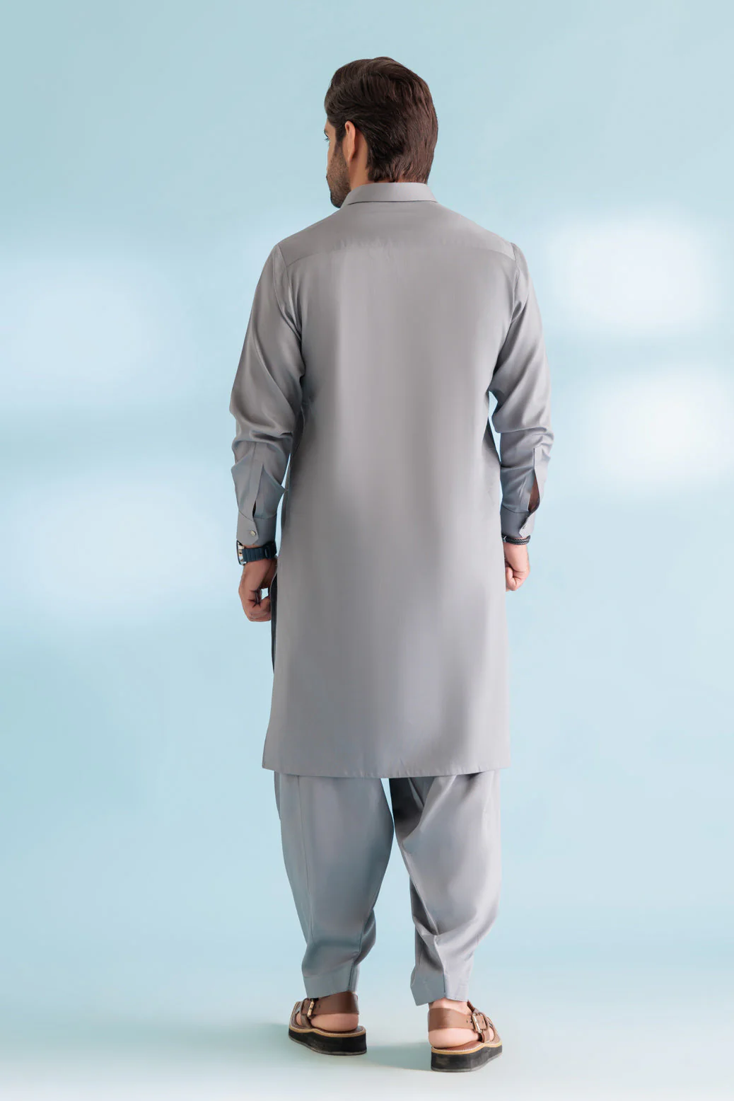 S-STEEL-COTTON-KURTA SHALWAR - (KSRW23-023) - Image 5