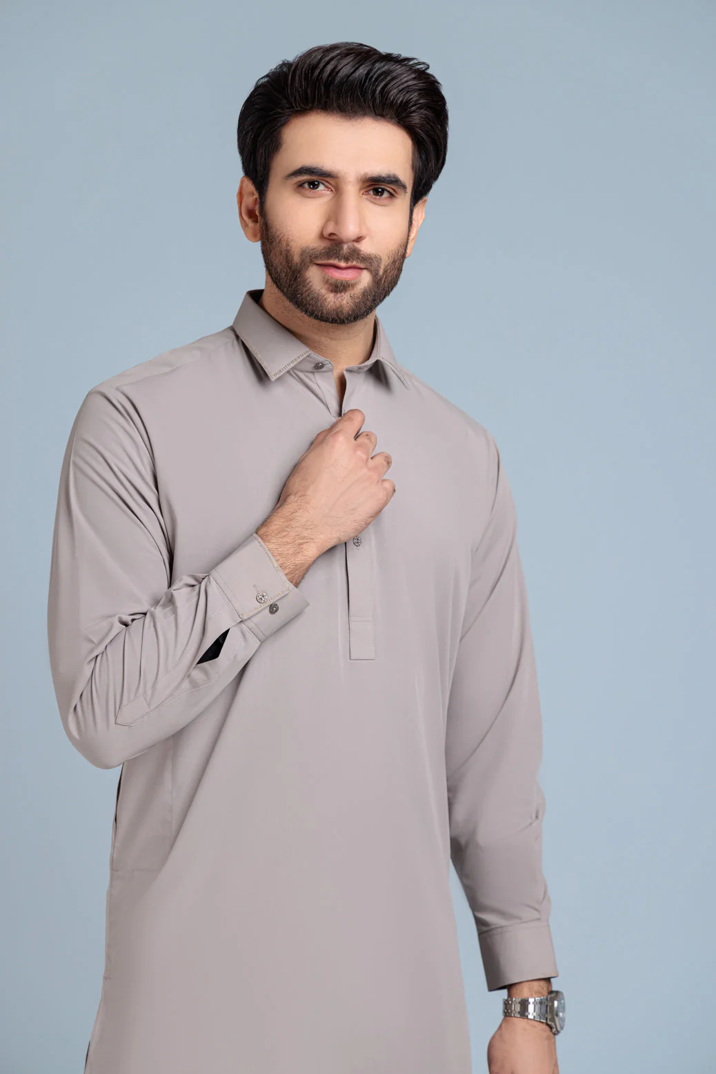 SABLE-BLENDED-KURTA SHALWAR (KSRS23-044) - Image 3