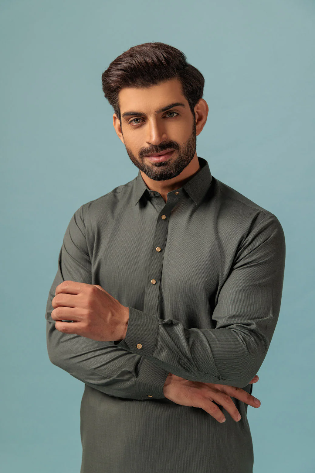 SAGE-BLENDED-SHALWAR SUIT - (GSSW23-012) - Image 3