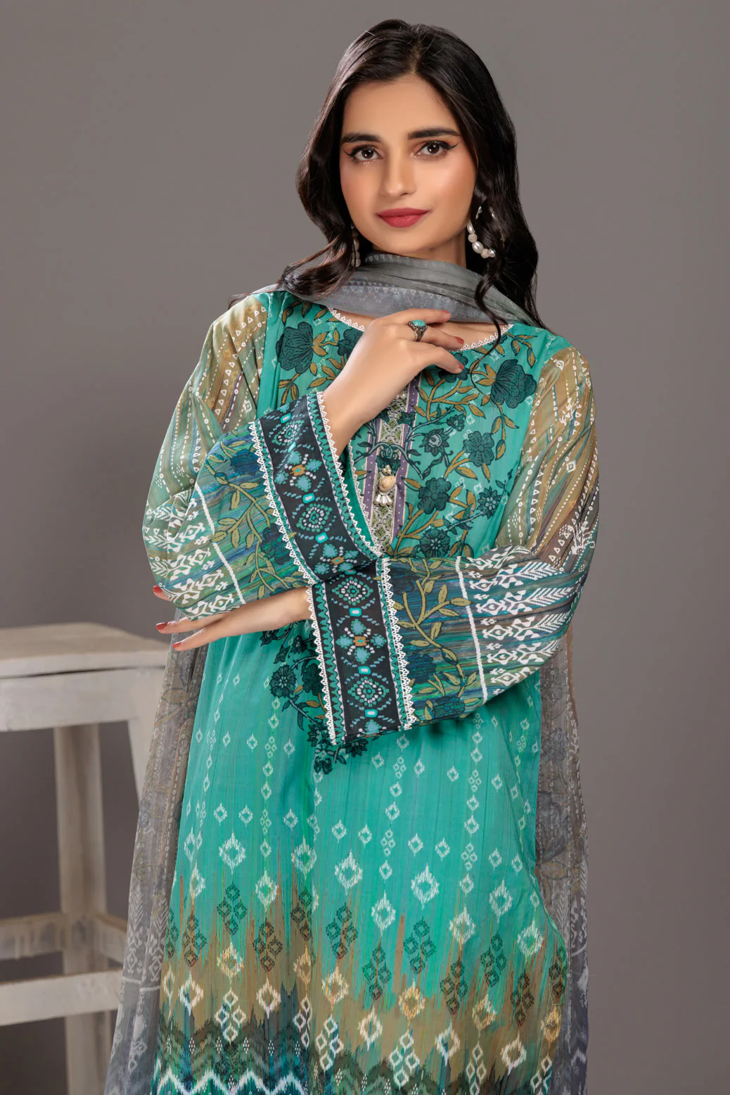 SAGE-LAWN-3 PIECE- (SSS233P23) - Image 2