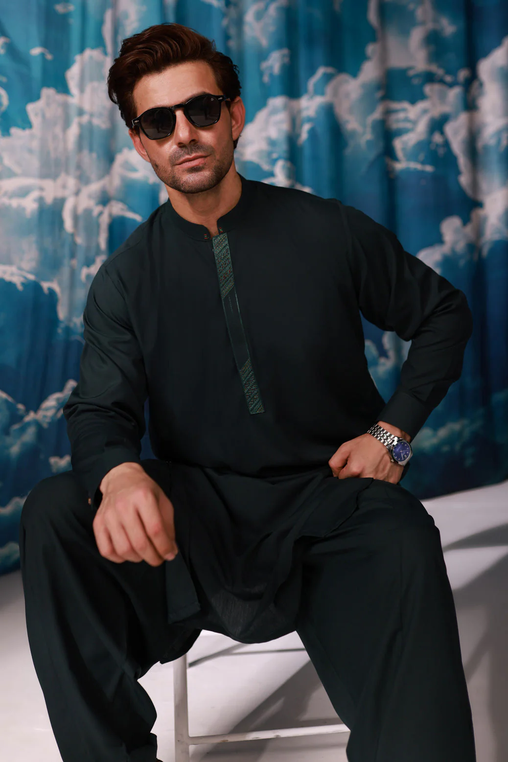 SALMANDR-BLENDED-KURTA SHALWAR - (KSRW24-015) - Image 4