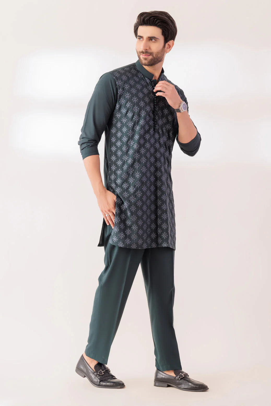 SALMANDR-BLENDED-KURTA TROUSER - (KSS24-012) - Image 4