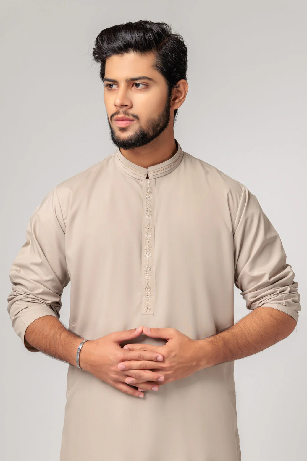 SAND-BLENDED-KURTA SHALWAR (KSRS23-046) - Image 2