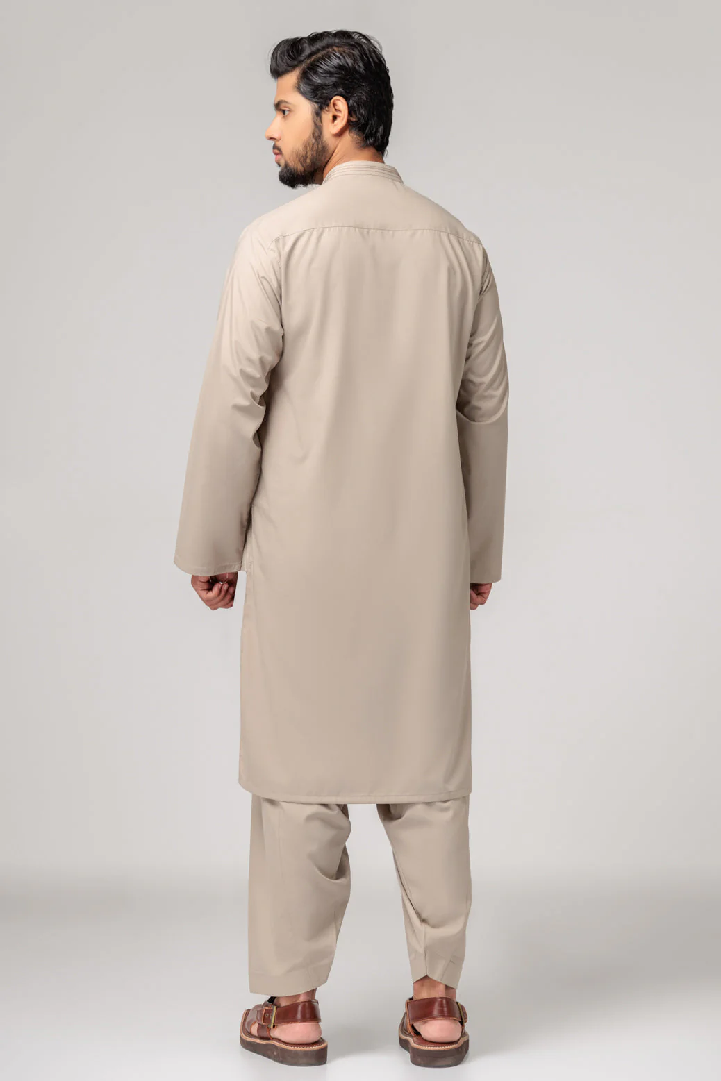 SAND-BLENDED-KURTA SHALWAR (KSRS23-046) - Image 5
