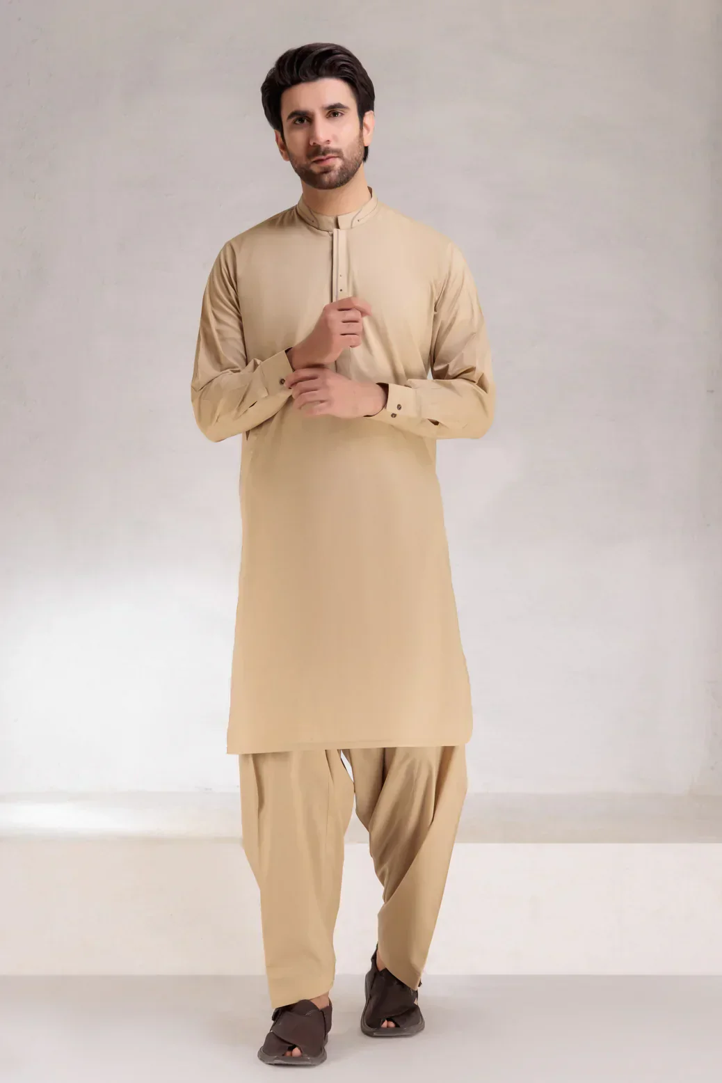 SEPIA-COTTON-KURTA SHALWAR  (KSRS23-014) - Image 4