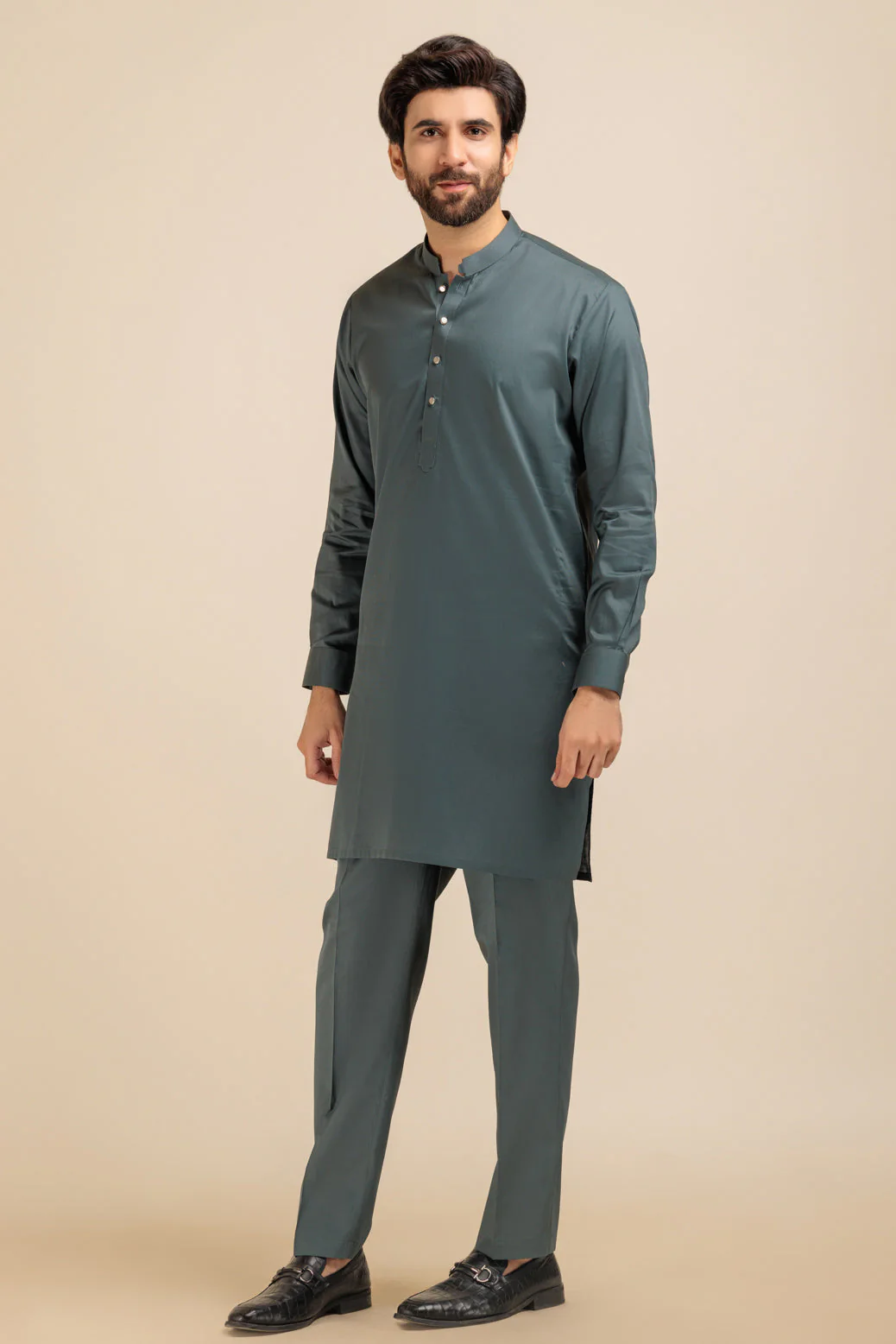 SHADOW-COTTON-KURTA PAJAMA TROUSER - (KSB23-023) - Image 4