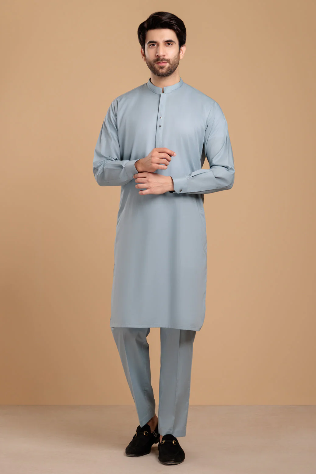 SHARK-COTTON-KURTA SHALWAR- (KSRS23-066) - Image 4