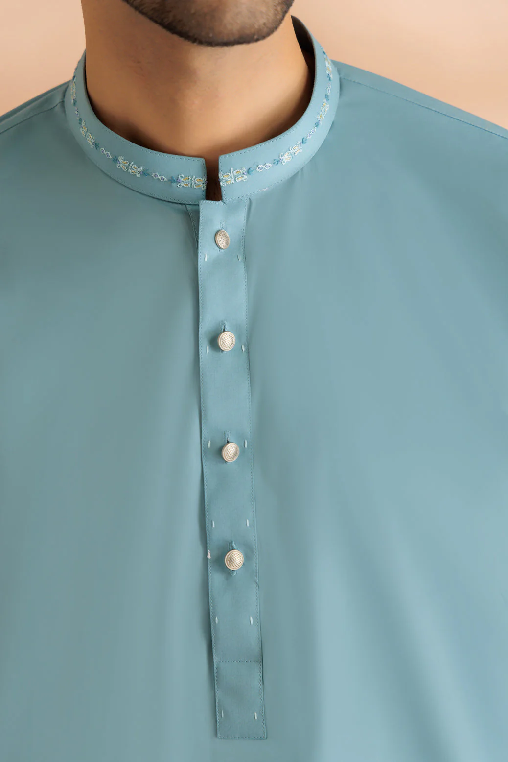 SLATE-BLENDED-KURTA SHALWAR - (KSRS24-019) - Image 5