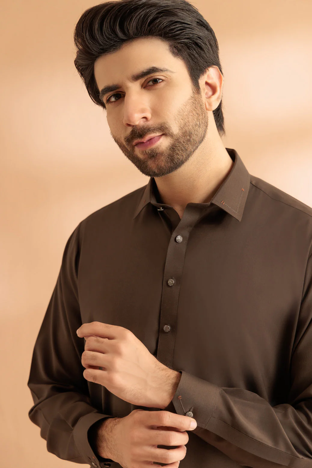 SLATE-BLENDED-SHALWAR SUIT - (KSRS24-044) - Image 4