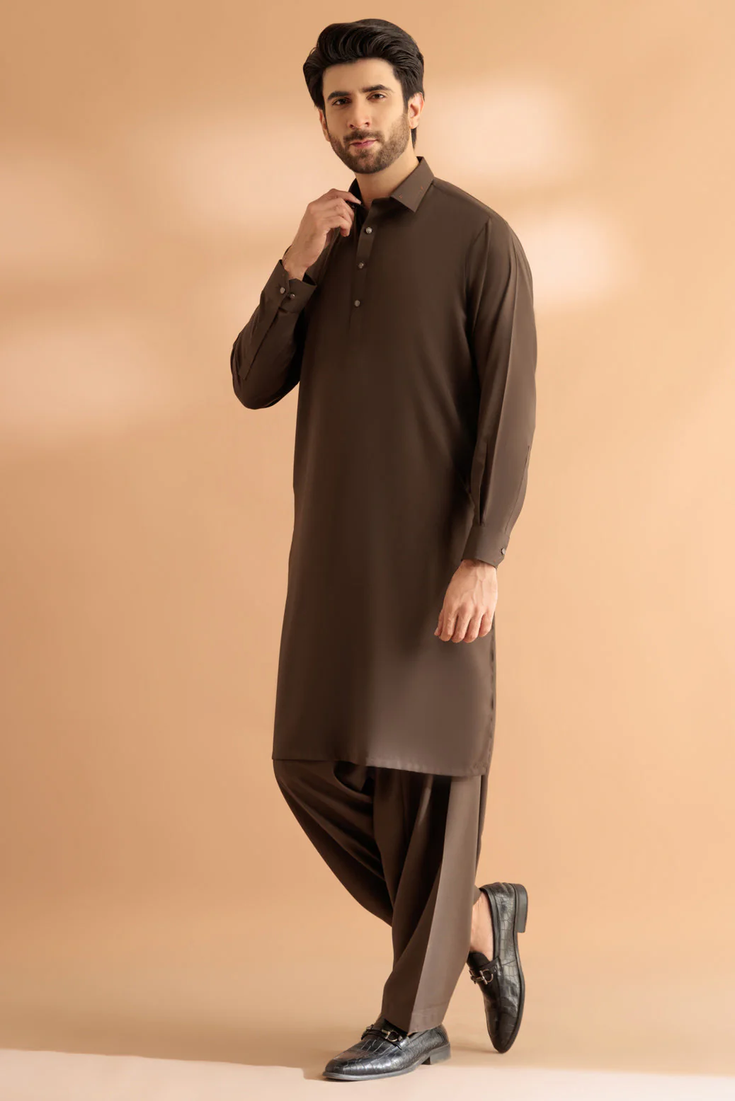 SLATE-BLENDED-SHALWAR SUIT - (KSRS24-044) - Image 5