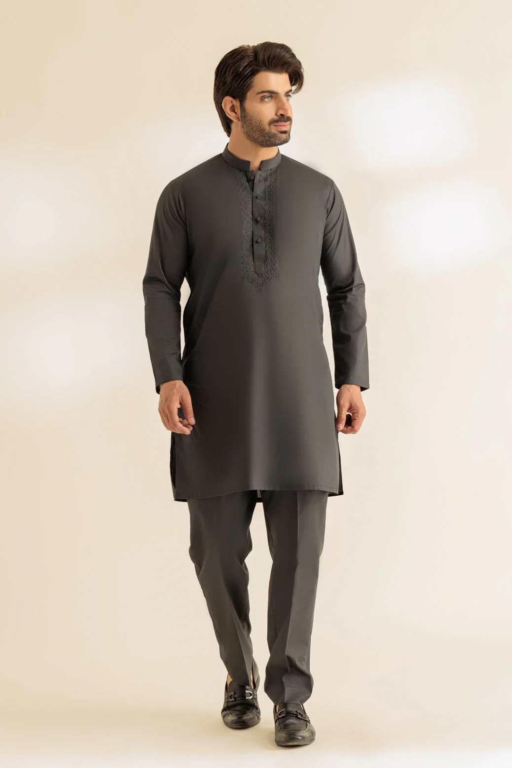 SMOKE-COTTON-KURTA TROUSER - (KSS24-022) - Image 4