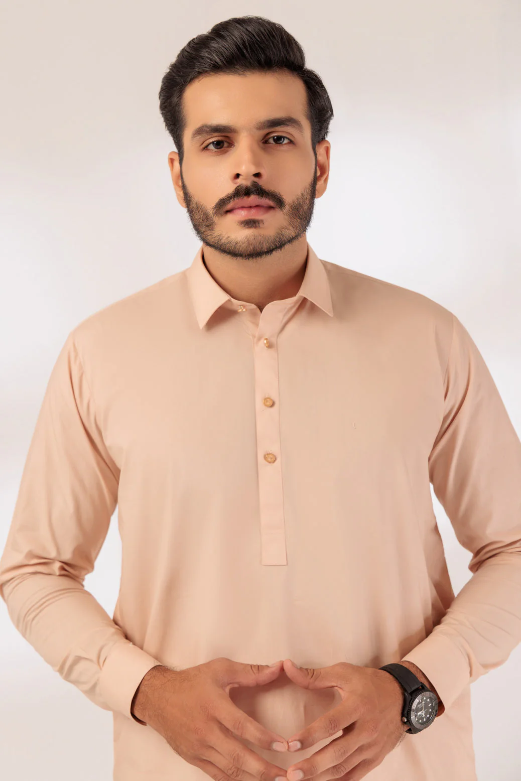 SO-BEIGE-BLENDED-SHALWAR SUIT - (GSSR24-021) - Image 4