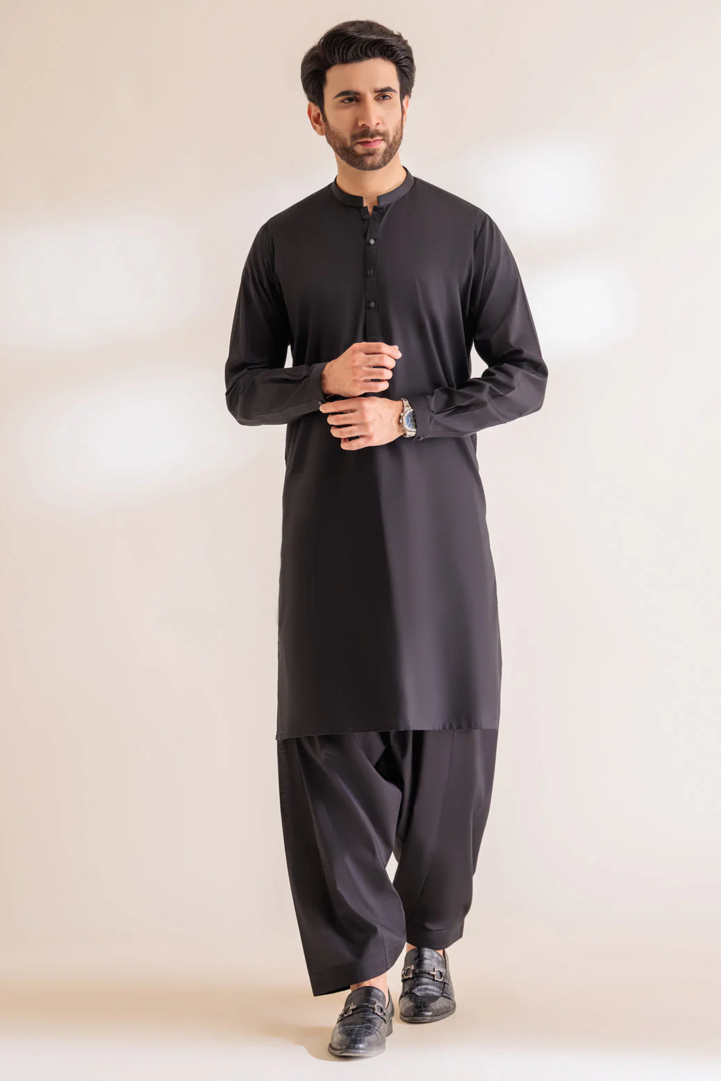 SOOT-COTTON DOBBY-KURTA SHALWAR - (KSRS24-003) - Image 5