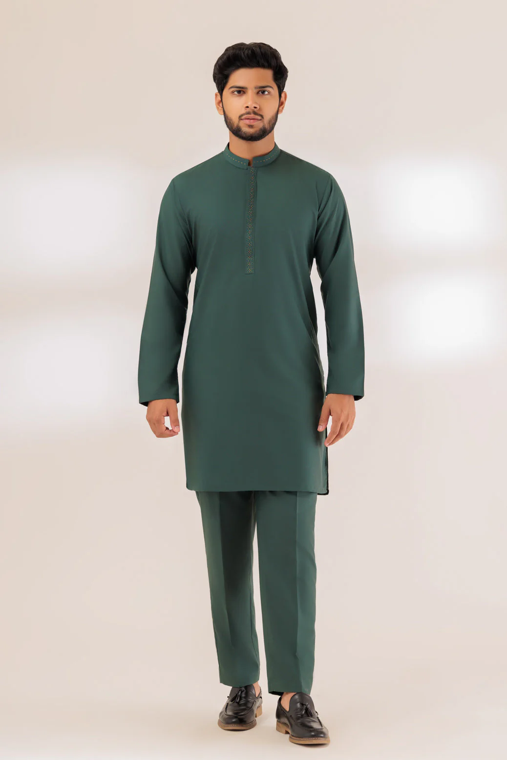 SPROUT-BLENDED-KURTA PAJAMA TROUSER - (KSS23-066) - Image 4