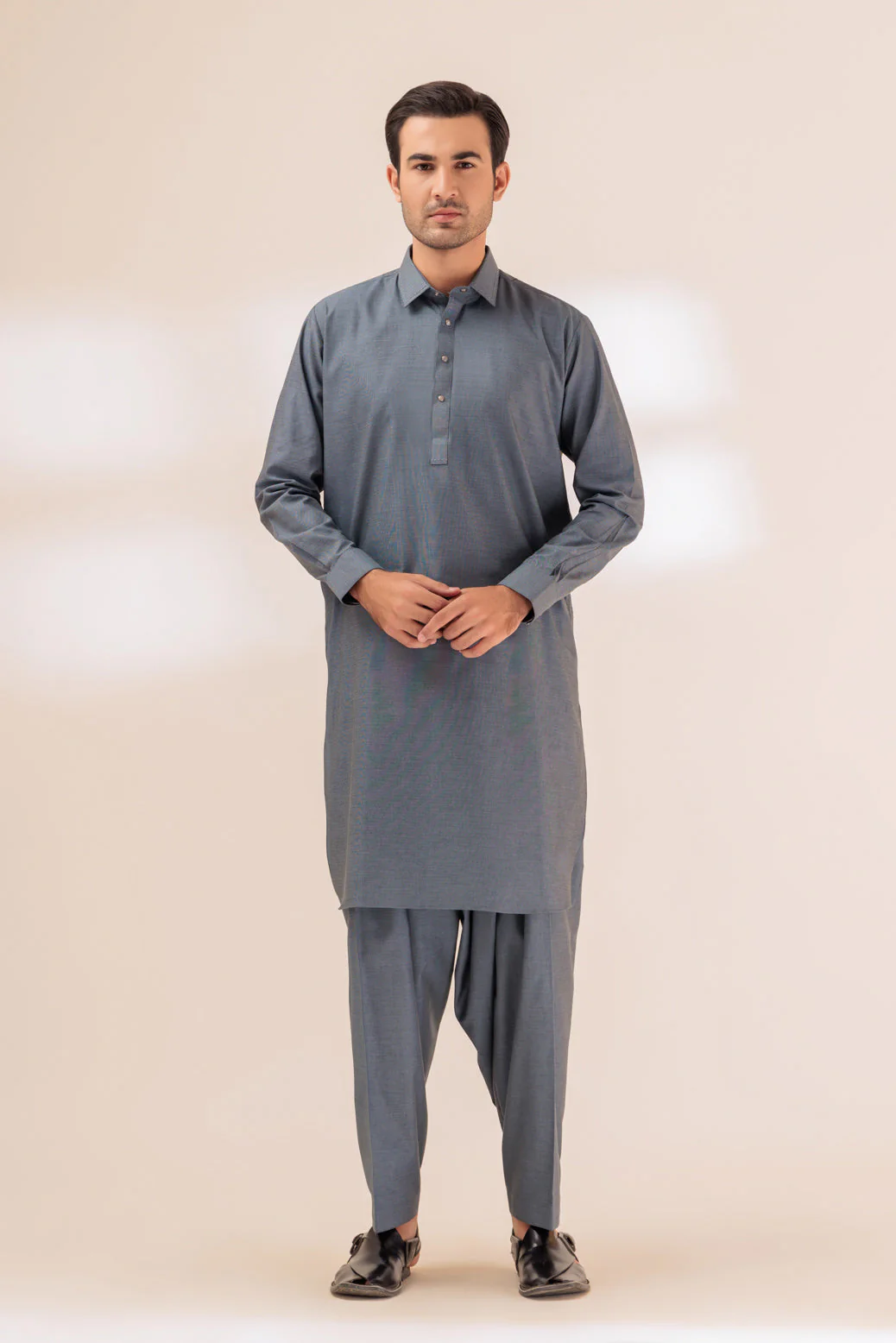 SPRUCE-BLENDED-SHALWAR SUIT - (GSSW23-054) - Image 3