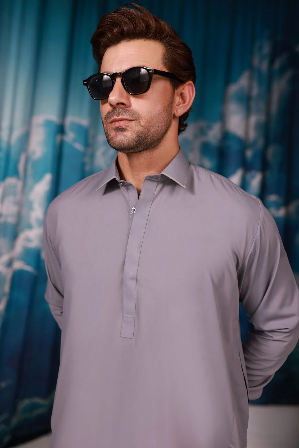 STONE-BLENDED-SHALWAR SUIT - (GSSW24-008) - Image 2