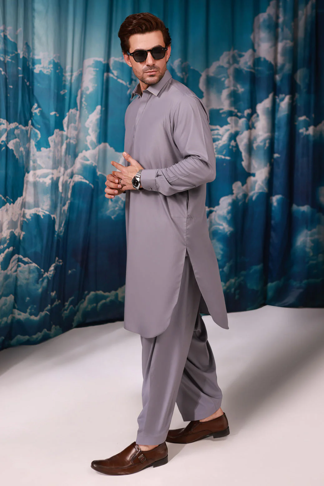 STONE-BLENDED-SHALWAR SUIT - (GSSW24-008) - Image 3
