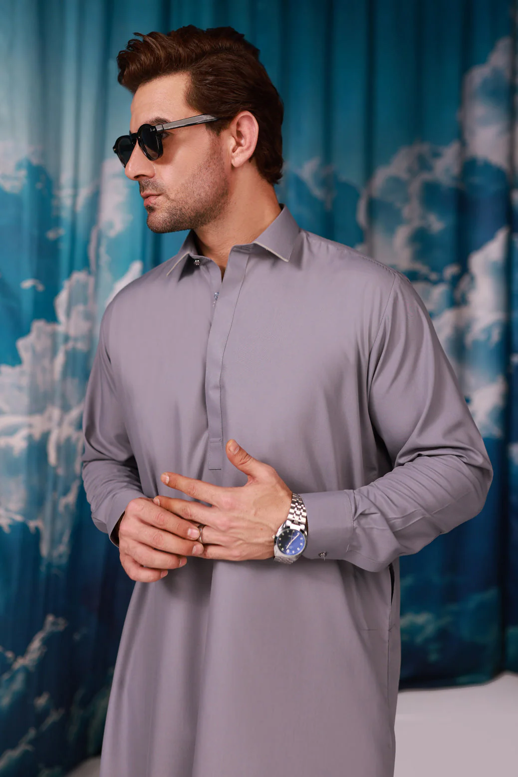 STONE-BLENDED-SHALWAR SUIT - (GSSW24-008) - Image 4